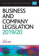 Cover of CLP Legal Practice Guides: Business and Company Legislation 2019/20