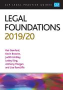 Cover of CLP Legal Practice Guides: Legal Foundations 2019/20