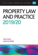 Cover of CLP Legal Practice Guides: Property Law and Practice 2019/20