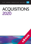 Cover of CLP Legal Practice Guides: Acquisitions 2020 (eBook)