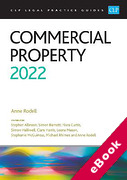 Cover of CLP Legal Practice Guides: Commercial Property 2022 (eBook)