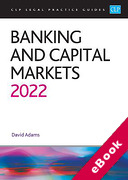 Cover of CLP Legal Practice Guides: Banking and Capital Markets 2022 (eBook)