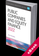 Cover of CLP Legal Practice Guides: Public Companies and Equity Finance 2022 (eBook)