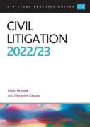Cover of CLP Legal Practice Guides: Civil Litigation 2022-23