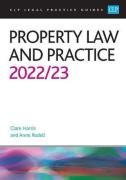 Cover of CLP Legal Practice Guides: Property Law and Practice 2022-23