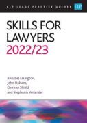 Cover of CLP Legal Practice Guides: Skills for Lawyers 2022-23