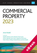Cover of CLP Legal Practice Guides: Commercial Property 2023 (eBook)