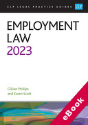 Cover of CLP Legal Practice Guides: Employment Law 2023 (eBook)