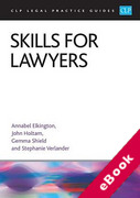Cover of CLP Legal Practice Guides: Skills for Lawyers 2023-24 (eBook)