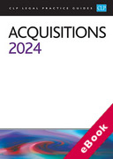 Cover of CLP Legal Practice Guides: Acquisitions 2024 (eBook)