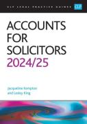 Cover of CLP Legal Practice Guides: Accounts for Solicitors 2024-25