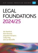 Cover of CLP Legal Practice Guides: Legal Foundations 2024-25
