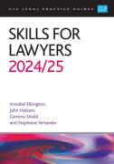Cover of CLP Legal Practice Guides: Skills for Lawyers 2024-25