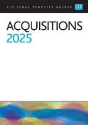 Cover of CLP Legal Practice Guides: Acquisitions 2025