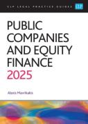 Cover of CLP Legal Practice Guides: Public Companies and Equity Finance 2025