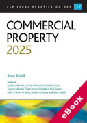 Cover of CLP Legal Practice Guides: Commercial Property 2025 (eBook)