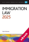 Cover of CLP Legal Practice Guides: Immigration Law 2025 (eBook)