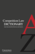 Cover of The Global Dictionary of Competition Law