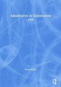 Cover of Adjudication in Construction Law