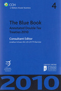 Cover of The Blue Book: Annotated Double Tax Treaties 2010