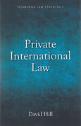 Cover of Law Essentials: Private International Law