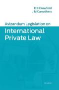 Cover of Avizandum Legislation on International Private Law