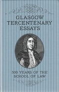 Cover of Glasgow Tercentenary Essays: 300 Years of the School of Law