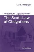 Cover of Avizandum Legislation on the Scots Law of Obligations