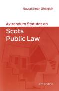 Cover of Avizandum Statutes on Scots Public Law