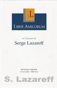 Cover of Liber Amicorum en l'honneur de Serge Lazareff 