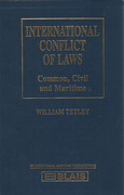 Cover of International Conflict of Laws: Common Civil and Maritime