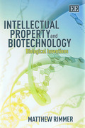 Cover of Intellectual Property And Biotechnology: Biological Inventions