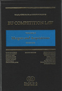 Cover of EU Competition Law Volume II: Mergers and Acquisitions