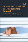 Cover of International Handbook on Whistleblowing Research