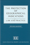 Cover of The Protection of Geographical Indications: Law and Practice