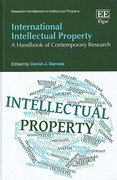 Cover of International Intellectual Property: A Handbook of Contemporary Research