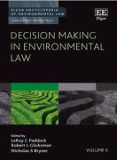 Cover of Decision Making in Environmental Law
