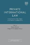 Cover of Private International Law: Contemporary Challenges and Continuing Relevance