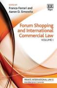 Cover of Forum Shopping and International Commercial Law
