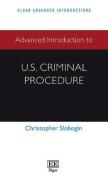 Cover of Advanced Introduction to U.S. Criminal Procedure