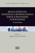 Cover of Regulation on European Crowdfunding Service Providers for Business
