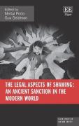 Cover of The Legal Aspects of Shaming: An Ancient Sanction in the Modern World