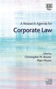 Cover of A Research Agenda for Corporate Law