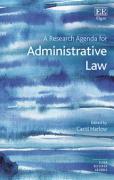 Cover of A Research Agenda for Administrative Law