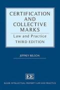 Cover of Certification and Collective Marks: Law and Practice