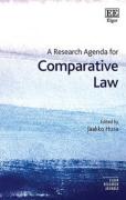 Cover of A Research Agenda for Comparative Law