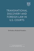 Cover of Transnational Discovery and Foreign Law in U.S. Courts