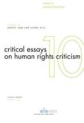 Cover of Critical Essays on Human Rights Criticism