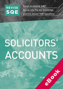 Cover of Revise SQE: Solicitors' Accounts (eBook)
