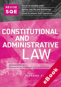 Cover of Revise SQE: Constitutional and Administrative Law (eBook)